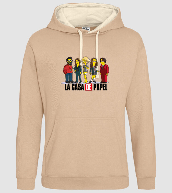 la casa de papel simpson model nisipiu pe tricou