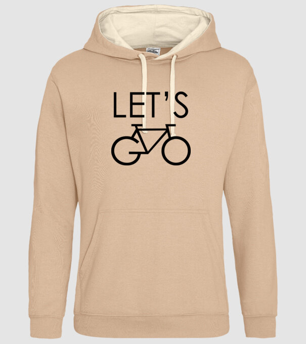 Let's go model nisipiu pe tricou