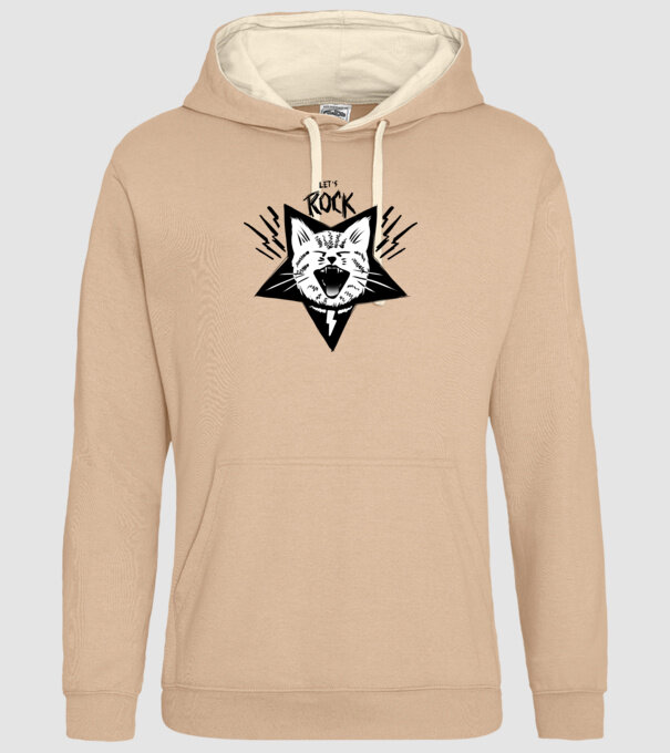 Let's Rock model nisipiu pe tricou