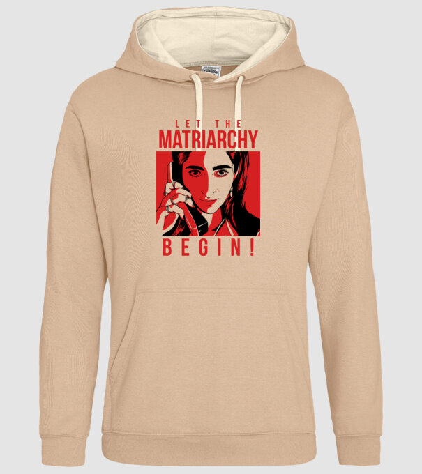 let the matriarchy begin model nisipiu pe tricou