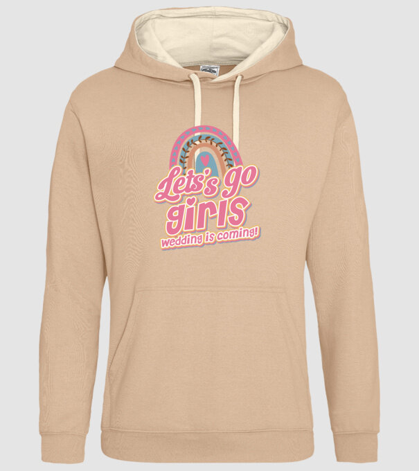 Lets go girls model nisipiu pe tricou