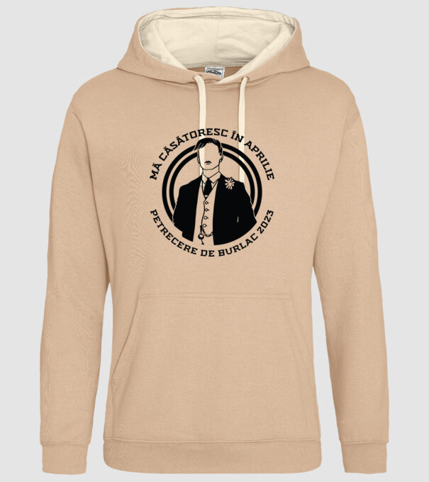 mă căsătoresc în aprilie - petrecere de burlac model nisipiu pe tricou