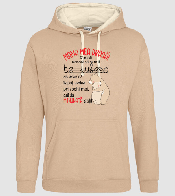 Mama Cât de minunat ești model nisipiu pe tricou