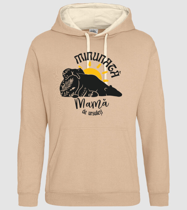 Minunată mamă de ursuleți model nisipiu pe tricou