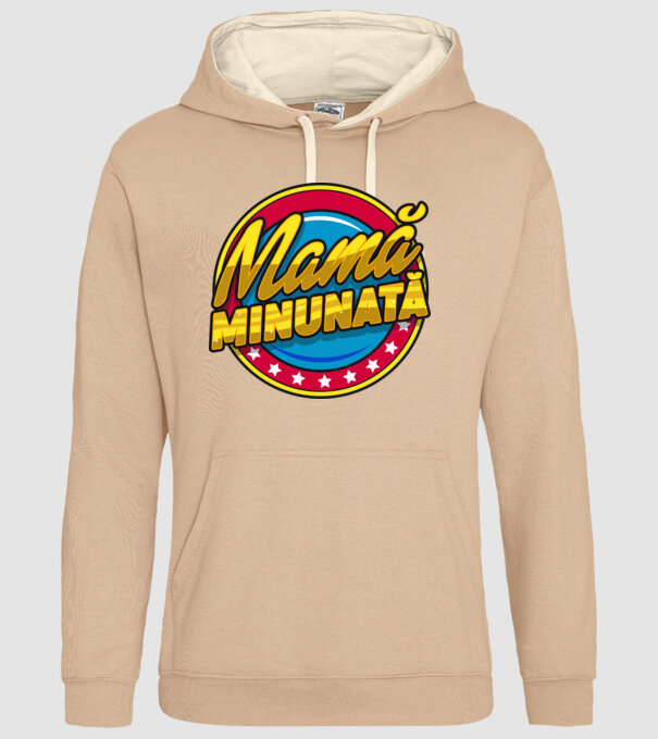 mamă minunată model nisipiu pe tricou