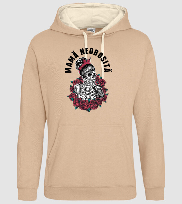 Mamă neobosită model nisipiu pe tricou