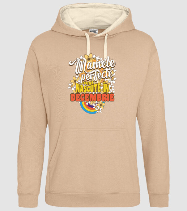 Mamele perfecte sunt născute în decembrie. model nisipiu pe tricou