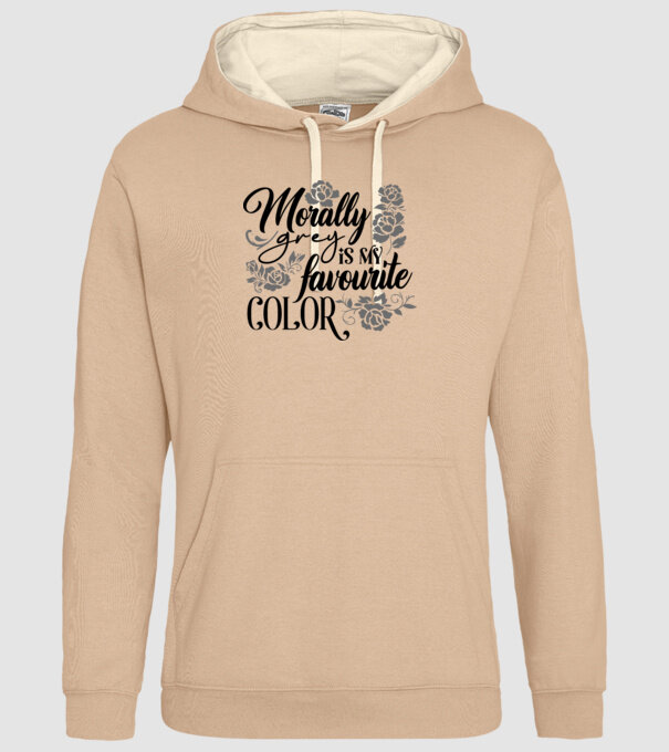 Moraly Gray is my favorite color model nisipiu pe tricou