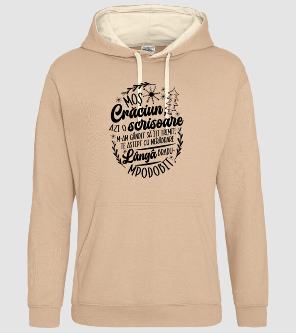 Moş Crăciun model nisipiu pe tricou