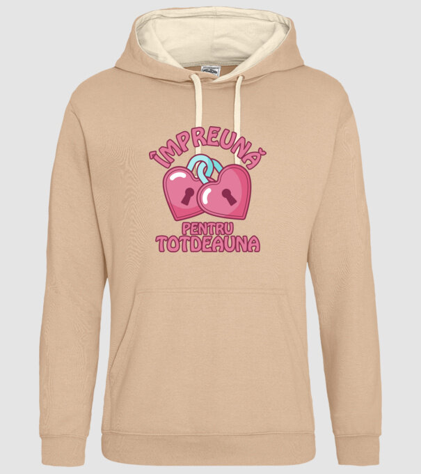 mpreună pentru totdeauna model nisipiu pe tricou