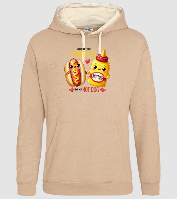 Mustard to my Hot Dog model nisipiu pe tricou