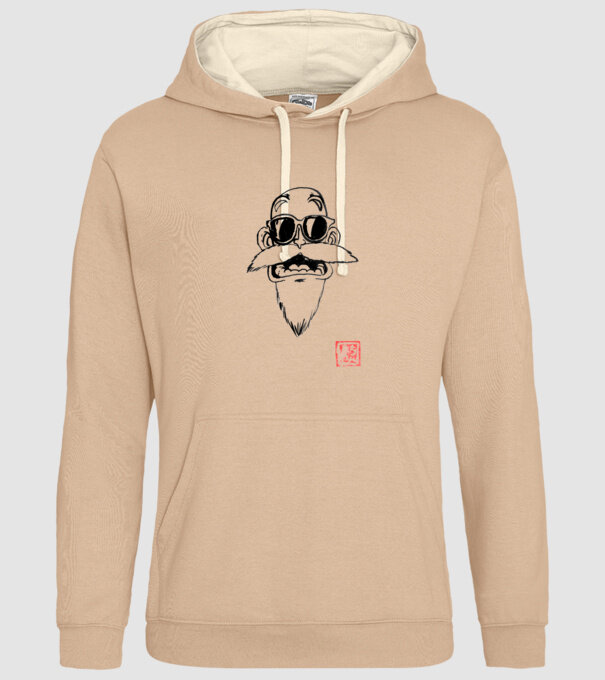 muten roshi art model nisipiu pe tricou