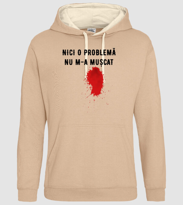Nici o problemă, nu m-a mușcat model nisipiu pe tricou