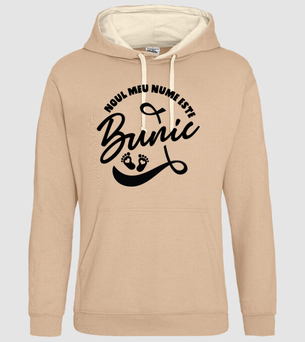 Noul meu nume este Bunic model nisipiu pe tricou