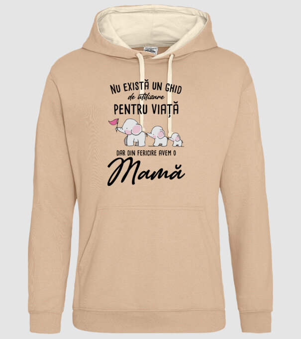 Nu există un ghid de utilizare pentru viață, dar din fericire avem o mamă model nisipiu pe tricou
