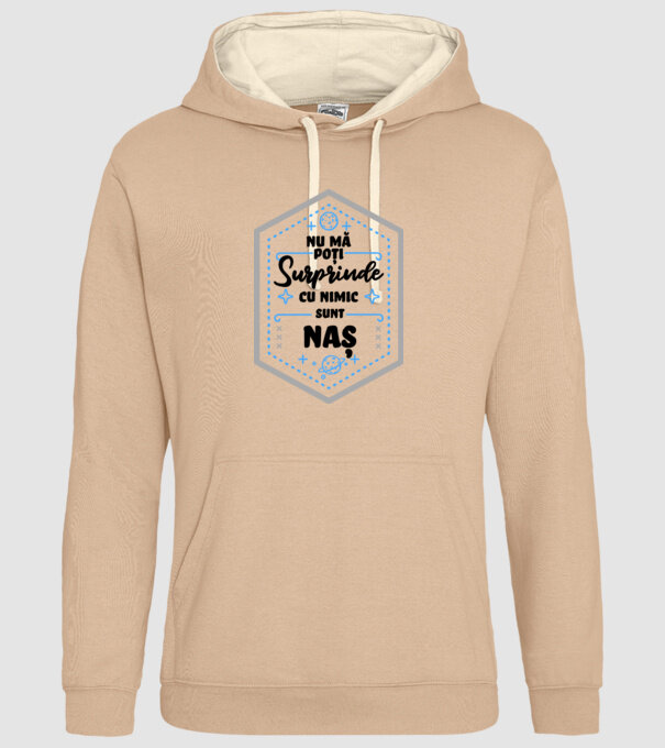 Nu mă poți surprinde cu nimic, sunt nașă model nisipiu pe tricou