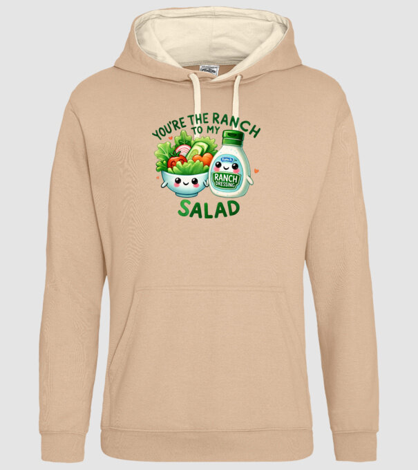 Ranch to my Salad model nisipiu pe tricou