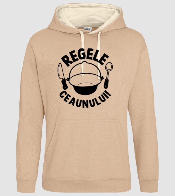 Regele - ceaunului! model nisipiu pe tricou