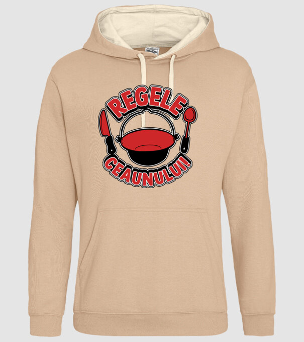 Regele - ceaunului! model nisipiu pe tricou