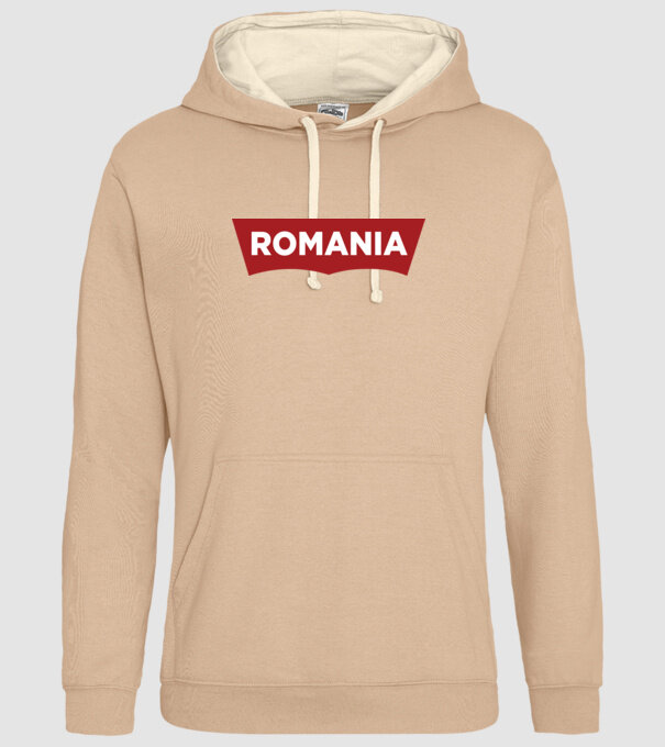 România levis model nisipiu pe tricou