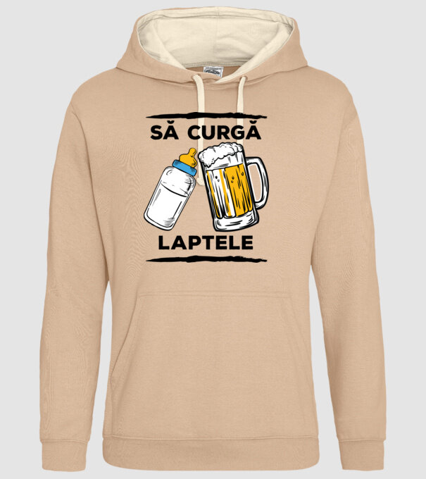 să curgă laptele! model nisipiu pe tricou