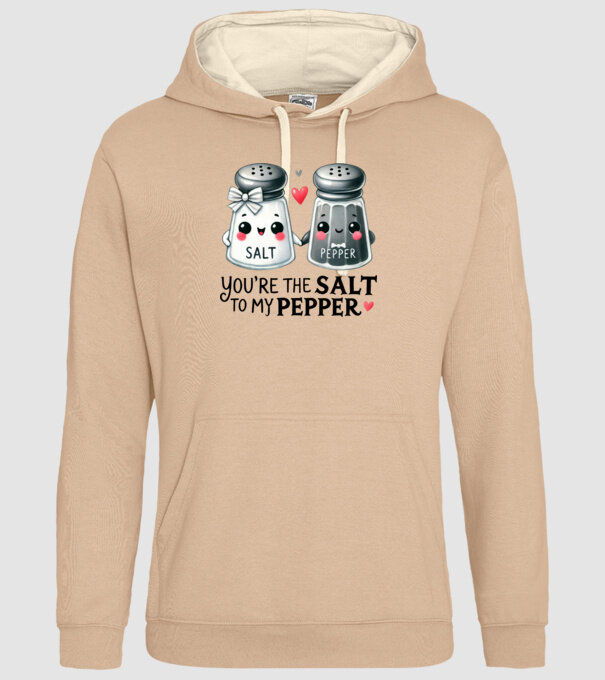 Salt to my Pepper model nisipiu pe tricou