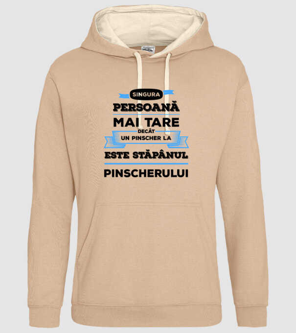 singura persoană mai tare decât un Husky este stăpânul Husky-ului model nisipiu pe tricou