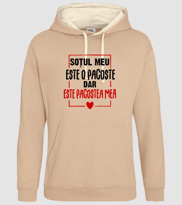 soțul meu este o pacoste model nisipiu pe tricou