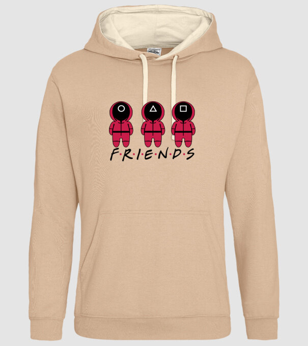 squid game friends model nisipiu pe tricou