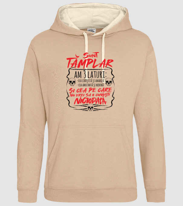 sunt tâmplar am 3 laturi model nisipiu pe tricou