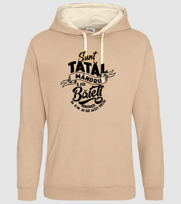 Sunt tatăl mândru a doi băieți minunați - da, ei mi-au dat acest tricou model nisipiu pe tricou