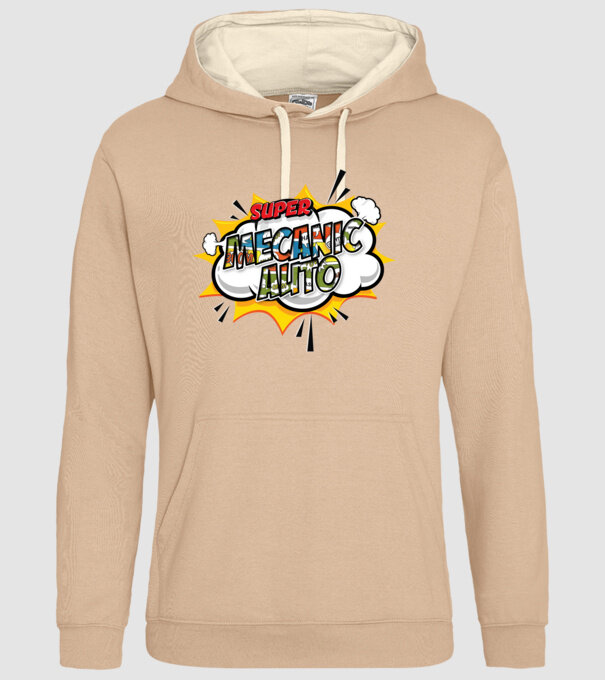 Super mecanic auto model nisipiu pe tricou