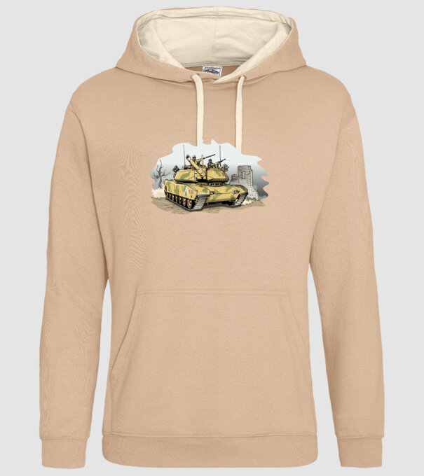Tancuri model nisipiu pe tricou
