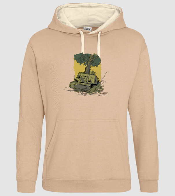 Tancuri model nisipiu pe tricou