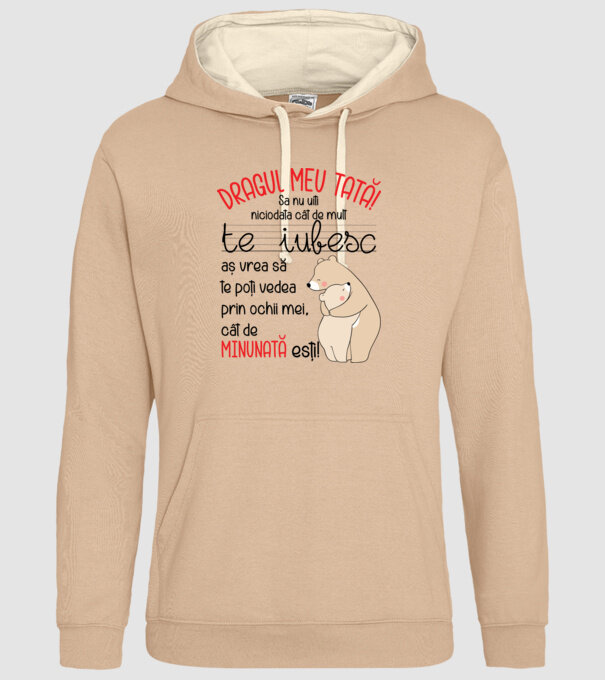 Tată Cât de minunat ești model nisipiu pe tricou