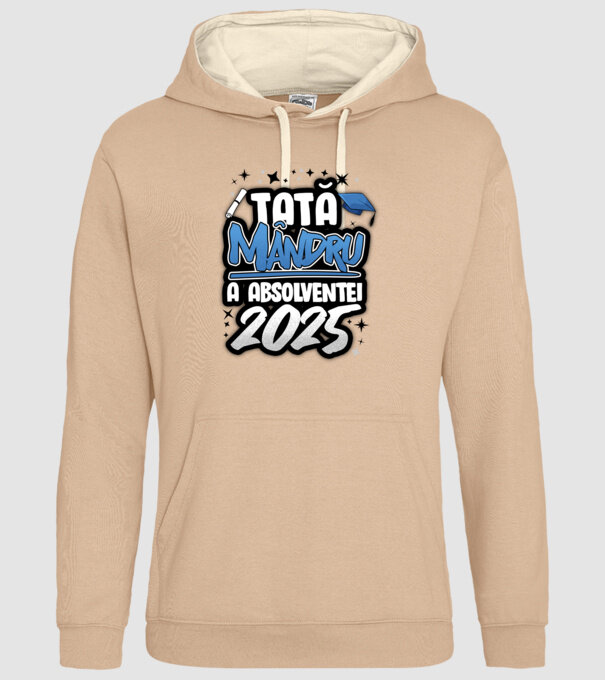 Tată MÂNDRU a absolventei model nisipiu pe tricou