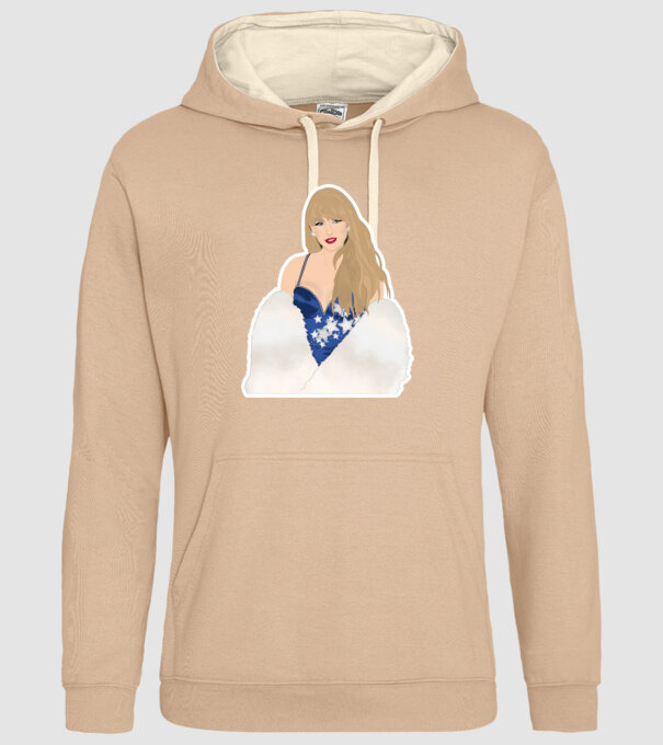 Taylor Swift blue model nisipiu pe tricou