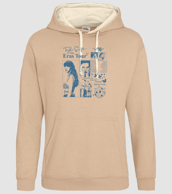Taylor Swift ERAS print blue model nisipiu pe tricou