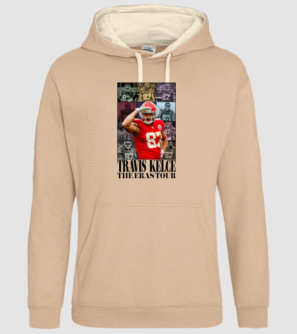 Taylor Swift Eras Travis Kelce model nisipiu pe tricou