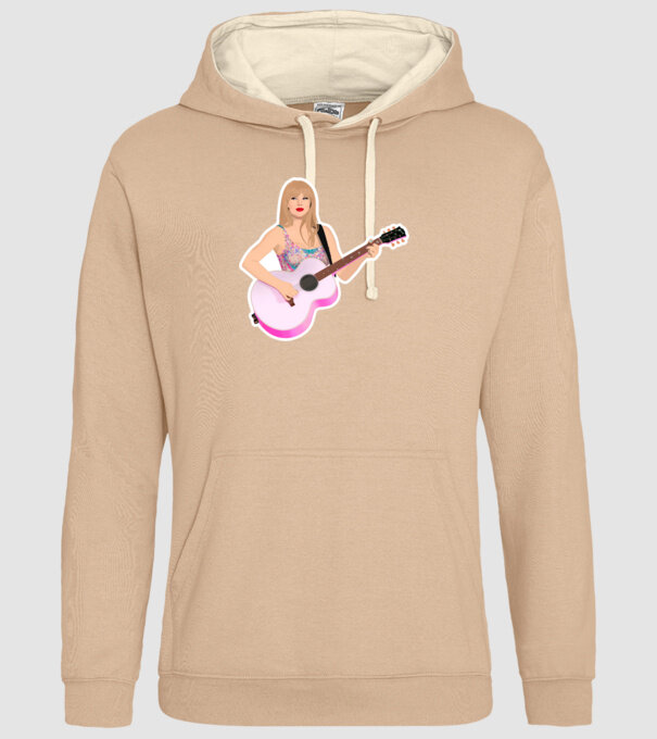 Taylor Swift pink model nisipiu pe tricou