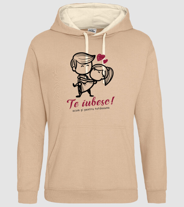 te iubesc! model nisipiu pe tricou