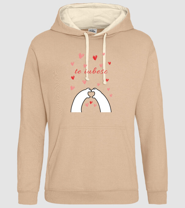 te iubesc model nisipiu pe tricou