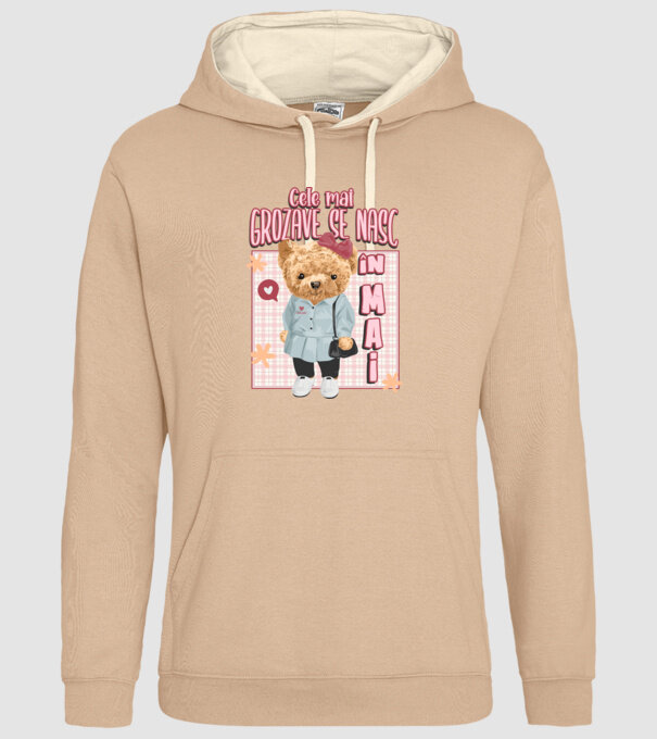 Teddy cele cool girl MAI model nisipiu pe tricou