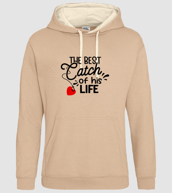 The best catch of his life model nisipiu pe tricou