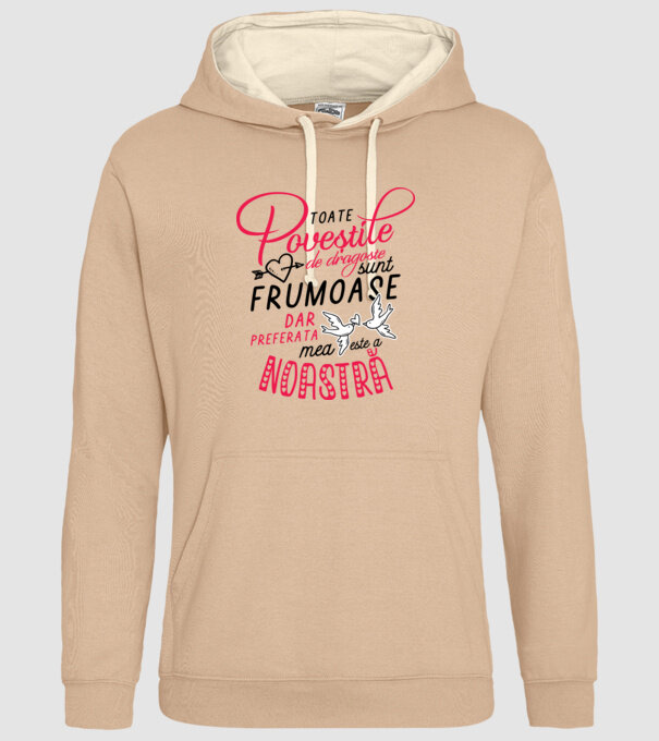 Toate poveștile de dragoste sunt frumoase, dar preferata mea este a noastră model nisipiu pe tricou