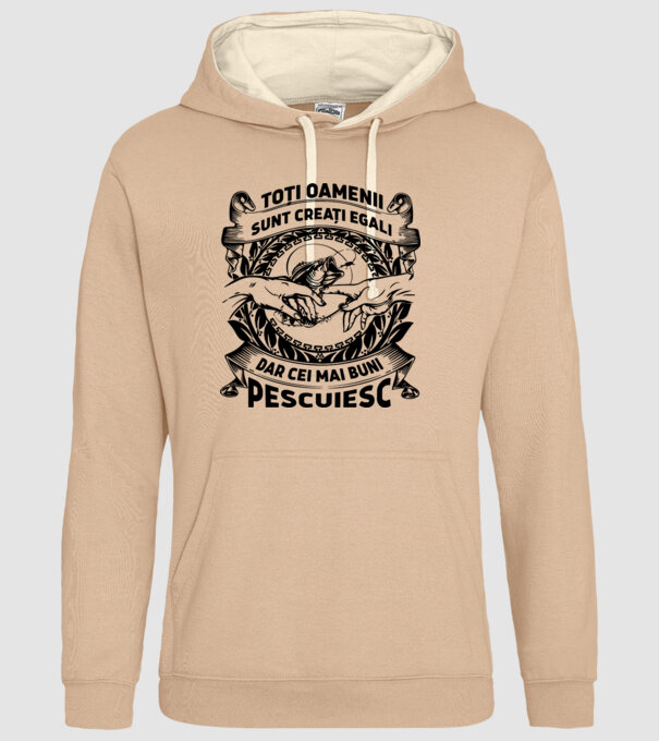 toți oamenii sunt creați egali, dar cei mai buni pescuiesc model nisipiu pe tricou