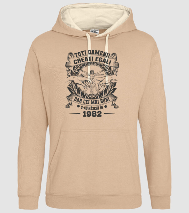 Toți oamenii sunt creați egali, dar cei mai buni s-au născut în 1982 model nisipiu pe tricou