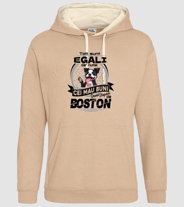 Toți sunt egali, dar numai cei mai buni devin stăpâni de boston model nisipiu pe tricou