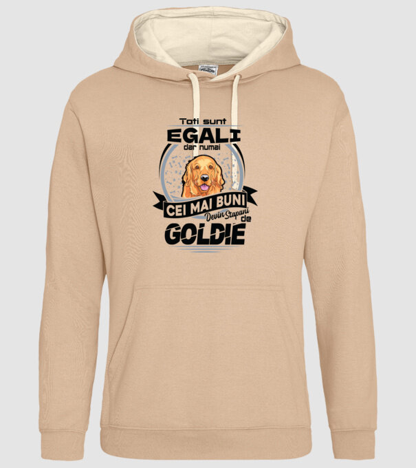 Toți sunt egali, dar numai cei mai buni devin stăpâni de goldie model nisipiu pe tricou