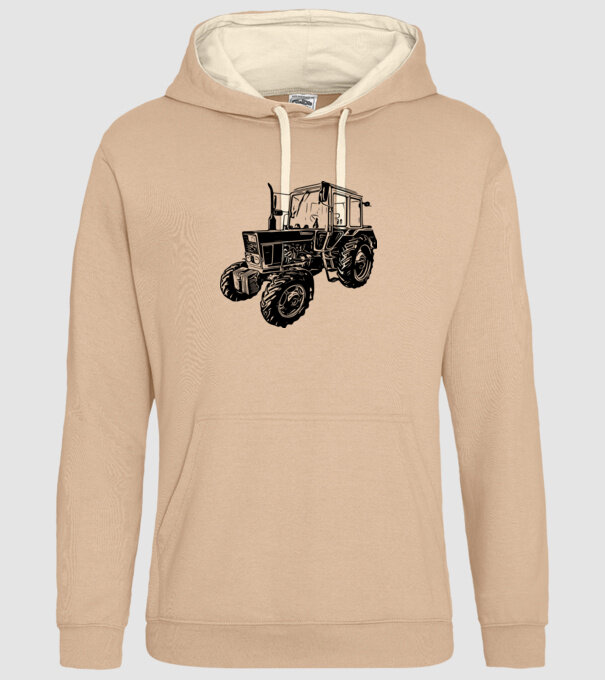 TRACTOR model nisipiu pe tricou